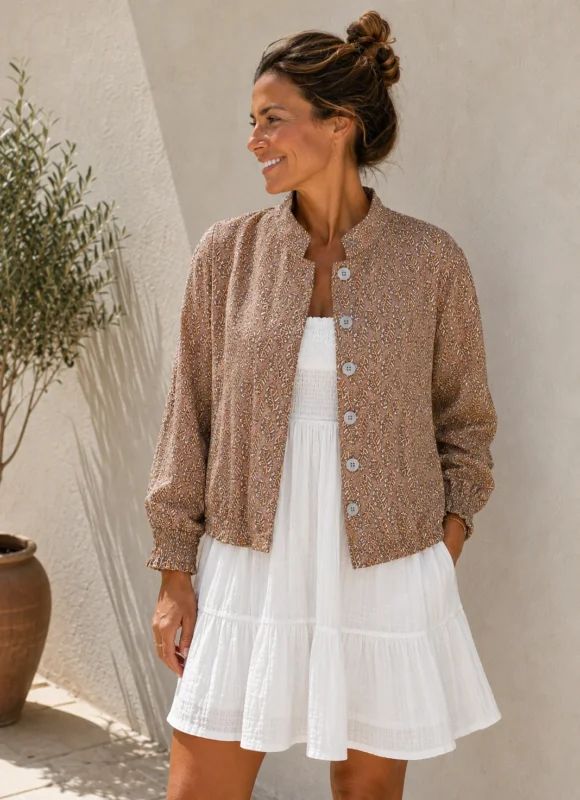 Jacke Luna bomber jacket - Indie Nougat
