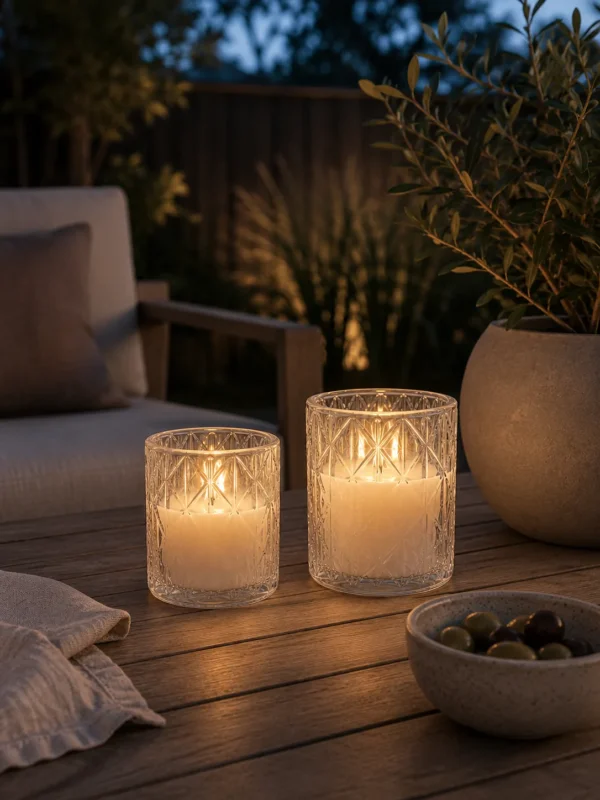 LED-Licht aus Glas - mehrere Größen