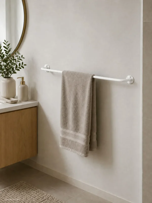 Handtuchstange aus Edelstahl - White