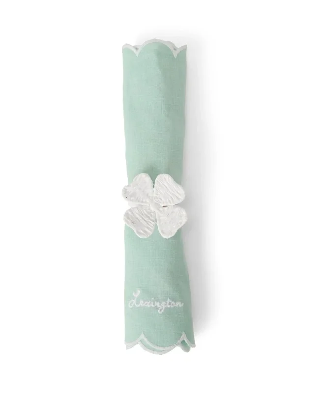 Lexington Raffia Four-Leaf Clover Serviettenring