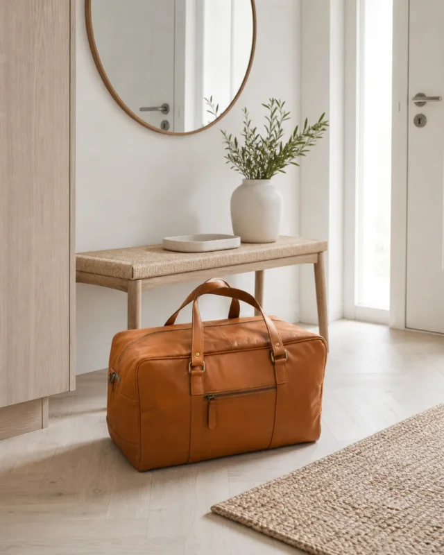 Weekender-Tasche Faust - Cognac