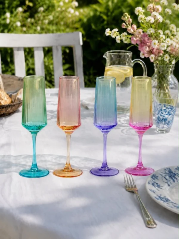 Champagnerglas Aurora - Color MIX