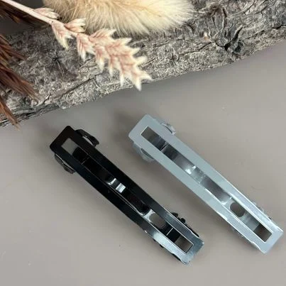 Haarspangen Mina Black / Grey - 2 Stk.