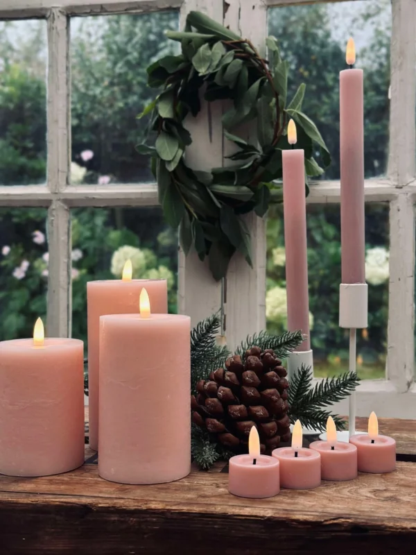 LED-Licht-Paket mit 9 LED-Leuchten - Rosa