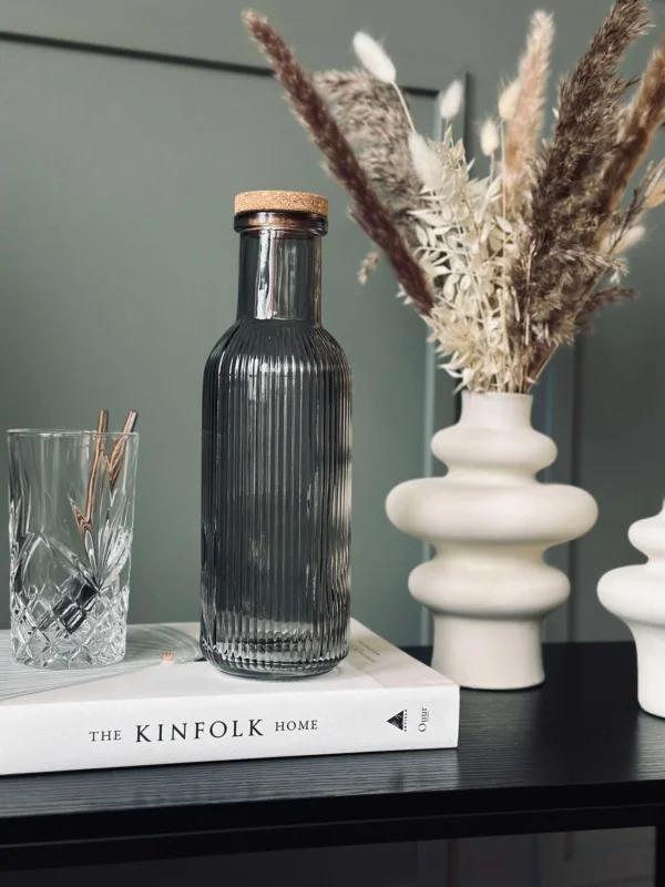 Wasserflasche mit Korkverschluss – Stone 1 l