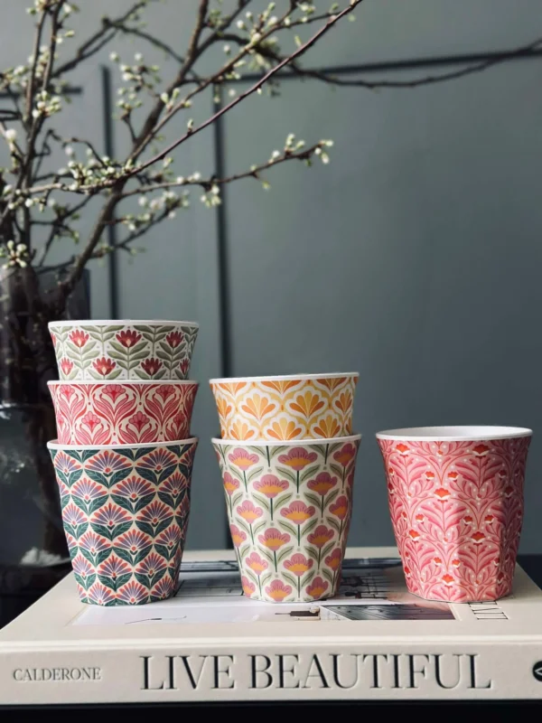 Tasse Happiness Melamin - Color Mix