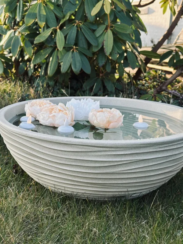 Spiegelbecken / Schale Ø 52 cm - Recycling