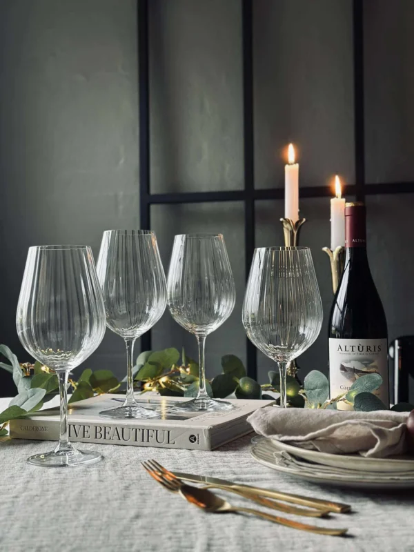Weingläser Rotwein CRYSTAL - Set mit 4 Stk.