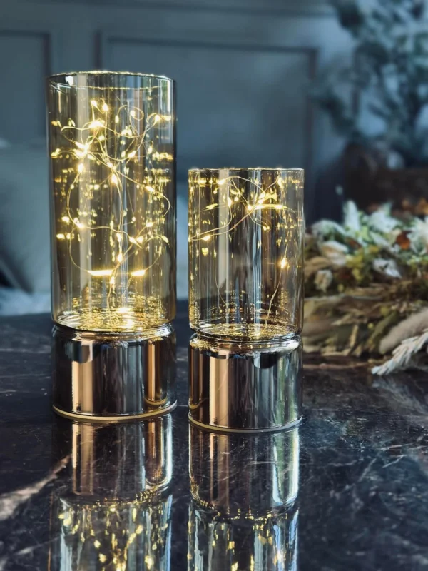 Laternen MAGIC mit LED - Set mit 2 Stück