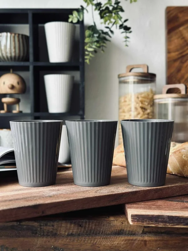 Tasse Norma stone grey - 3 Stk.