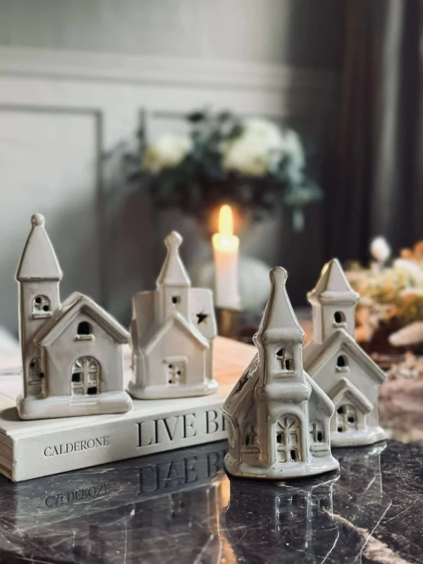 Lichthaus Kirche mit LED - WHITE MIX
