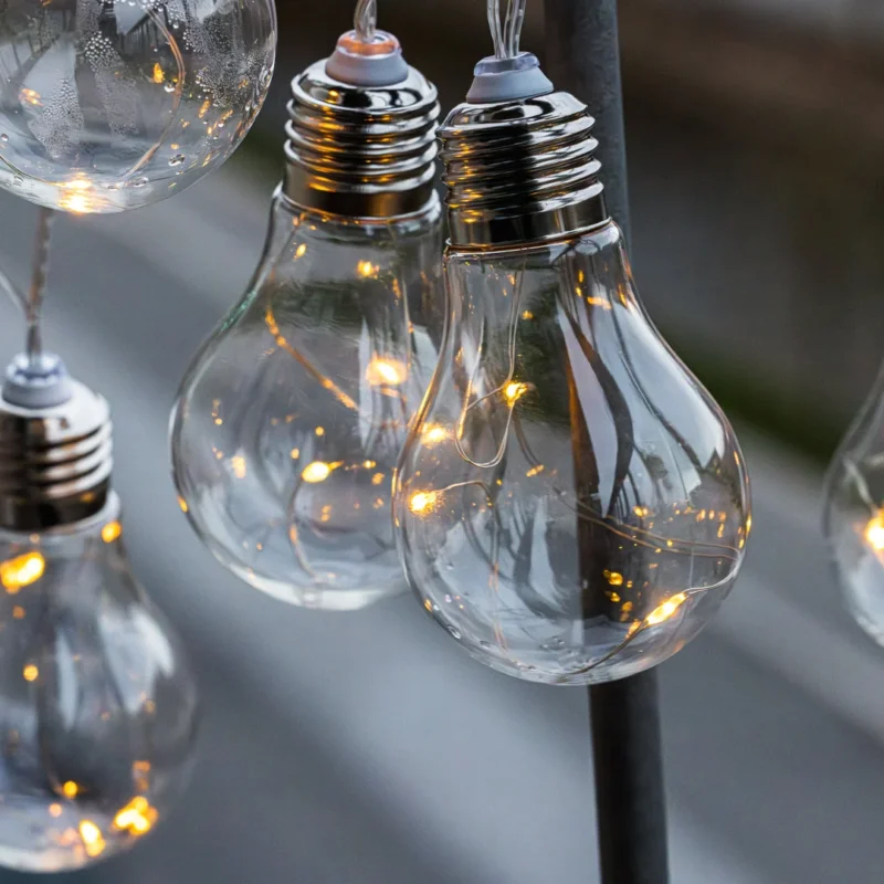 Lichterkette BELLA mit Solarzellen und 15 Lampen