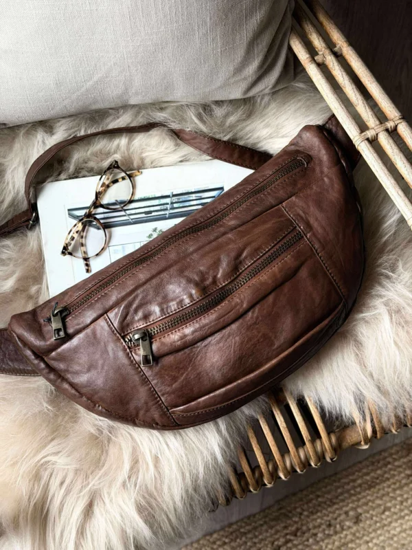Bauchtasche XL MIRA - Chesterfield