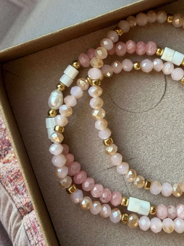 Armband Sarabella Soft Rose – Set mit 3 Stück