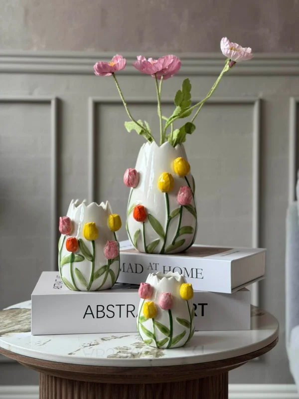 Vase mit Tulpen - Verschiedene Größen