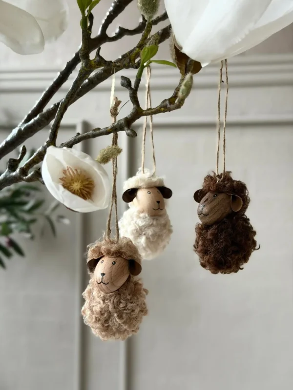 Hängendes Fluffy-Schaf - Verschiedene Farben