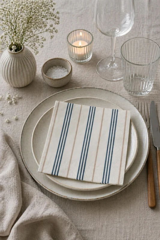 Servietten Nordic Beige - 20 Stk