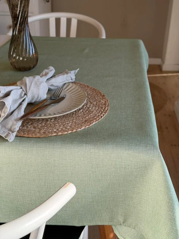 Wasserabweisende Tischdecke - Mint
