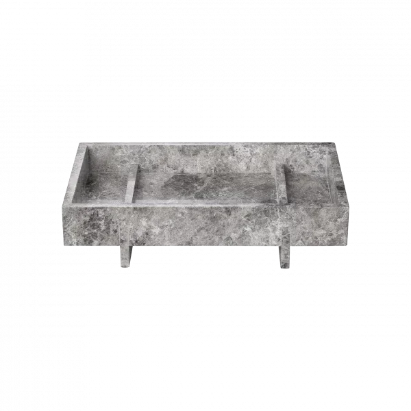 blomus ABENTO Marmortablett M – edle Bad-Ablage
