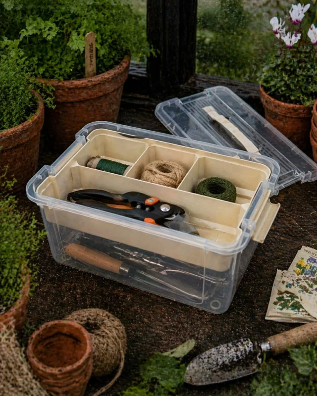 Aufbewahrungsbox mit Einteilung