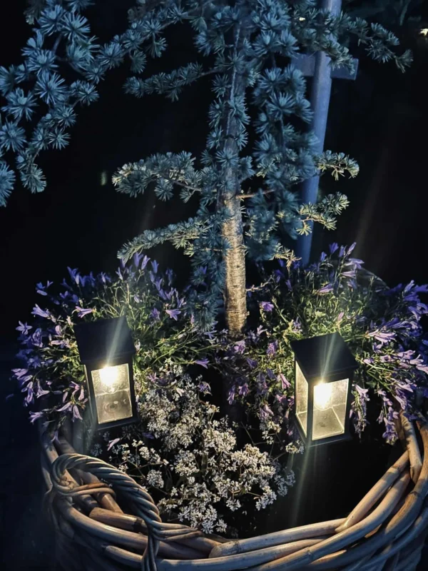 Gartenlampe MIRA mit Solar – Set mit 2 Stück.