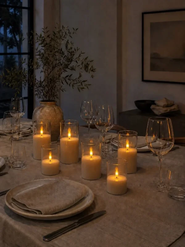LED-Licht aus Glas - mehrere Größen
