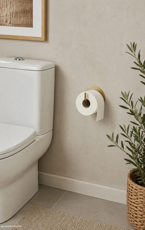 Toilettenpapierhalter - Messingoptik