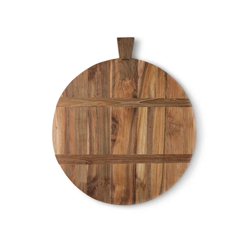 HKliving Brotschneidebrett aus Reclaimed Teak – Holz