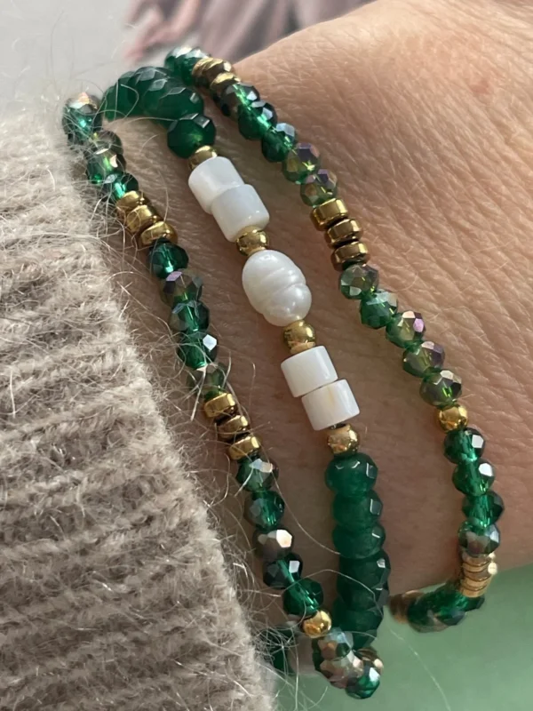 Armband Sarabella Emerald – Set mit 3 Stk.