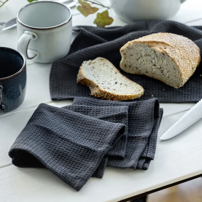Spültuch 3er-Set - Gewaffelt Stone grey