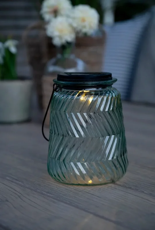 Laterne mit Solarzellen – Fiona big green
