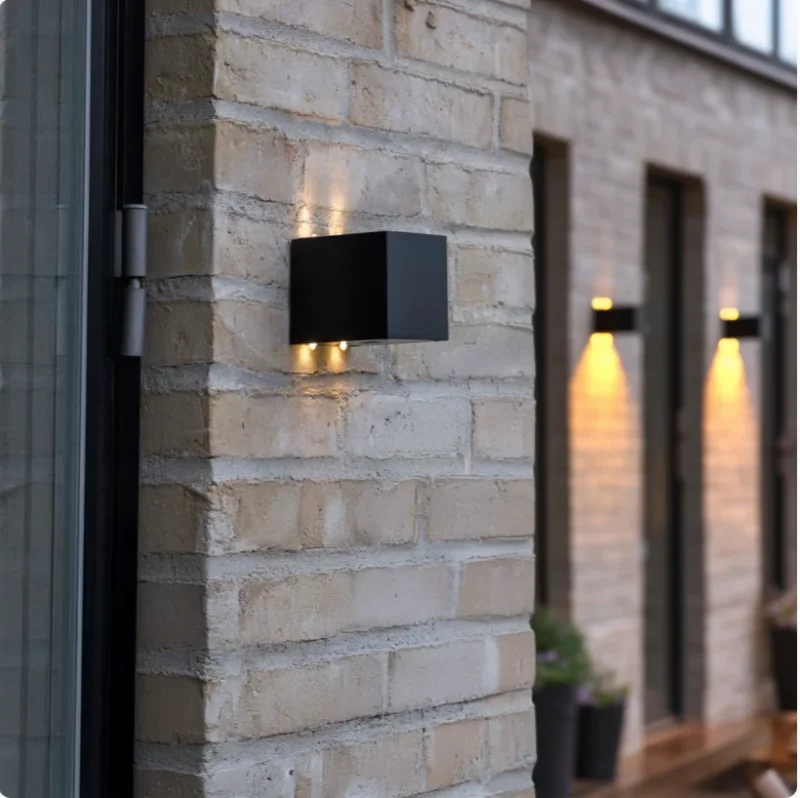 Cube Up-and-Down Solar-Lampe – 2er-Set