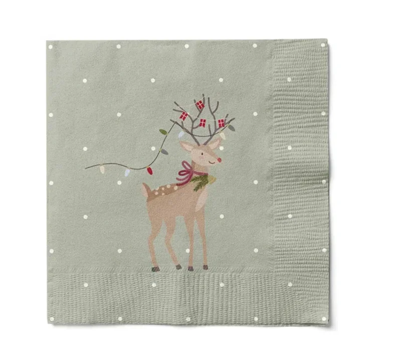 Servietten Dusty green - 20 Stk.