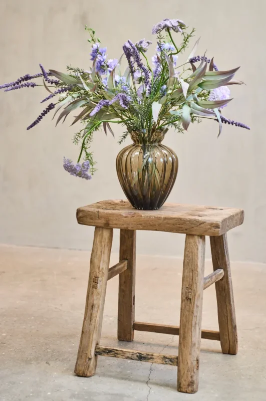 Vase Justine big brown - Mundgeblasen