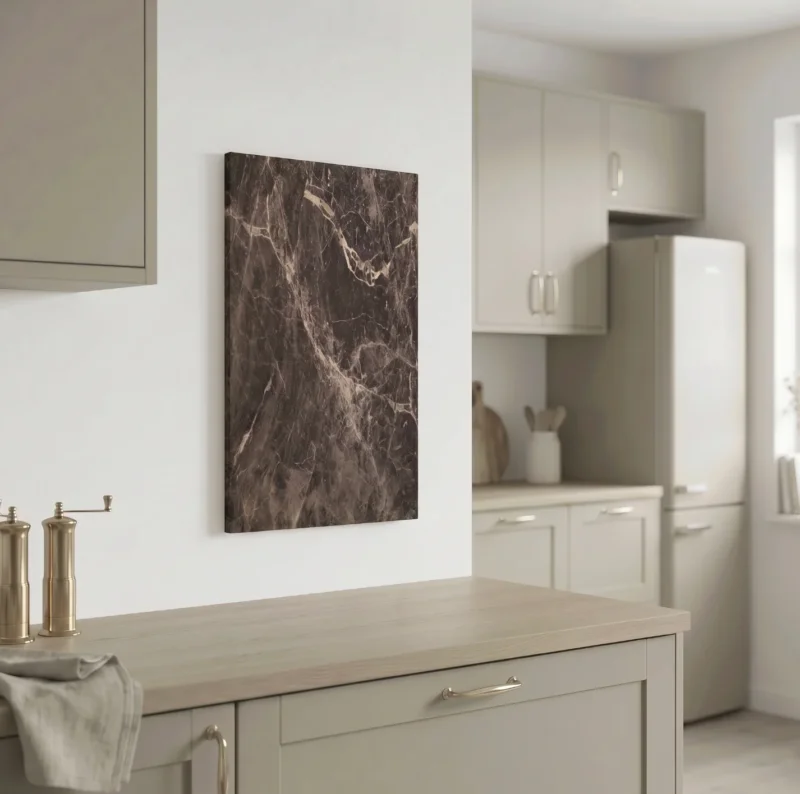 Magnettafel 40x60 - Braun Marmor