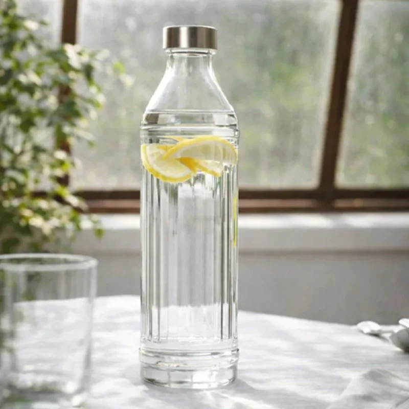 Wasserflasche mit Metallverschluss - 1000 ml.