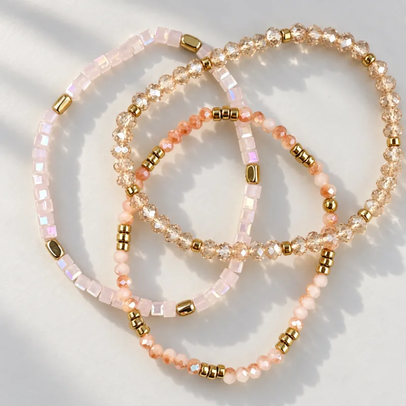 Armband Merle Natur - Set mit 3 Stk