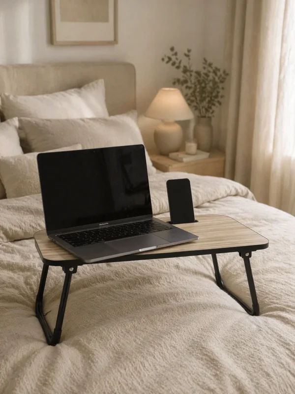 Tablettisch mit Halter für iPad / Telefon