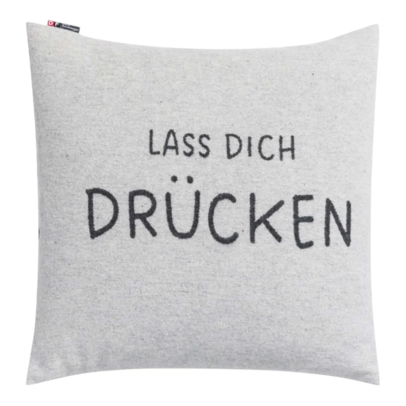 David Fussenegger Lass dich drücken Kissenhülle
