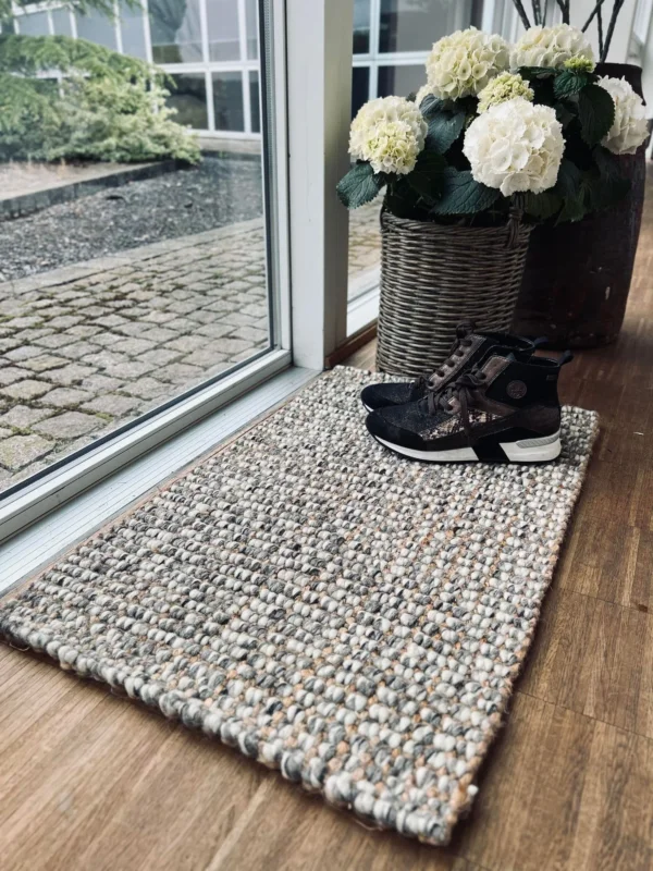 Måtte i jute og uld - 45x75 - VIAMAJA.DK