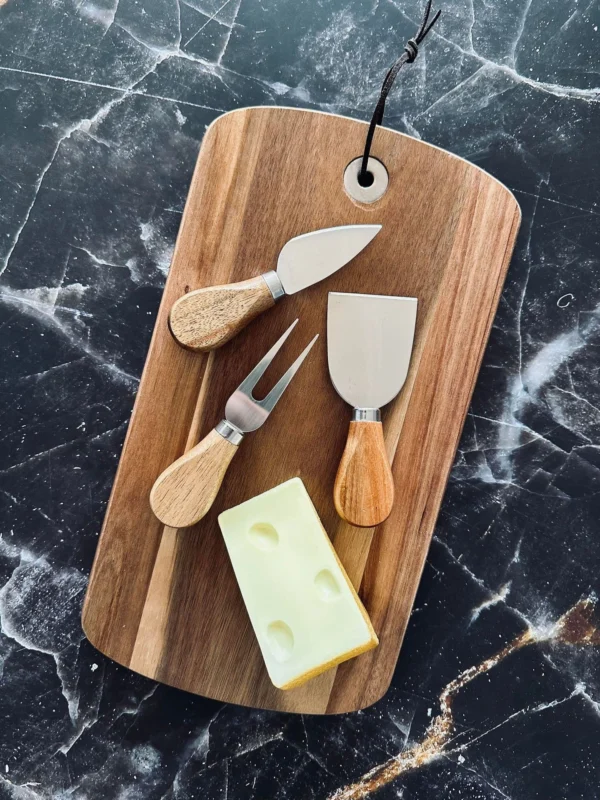 Skærebræt med osteknive - God til tapas - VIAMAJA.DK