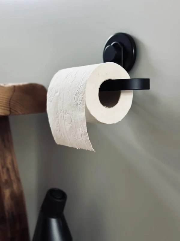 Toiletrulleholder med sugekopper - VIAMAJA.DK