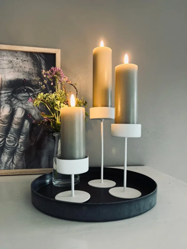 VIAMAJA Simple Big White - Sæt af 3 stk - VIAMAJA.DK